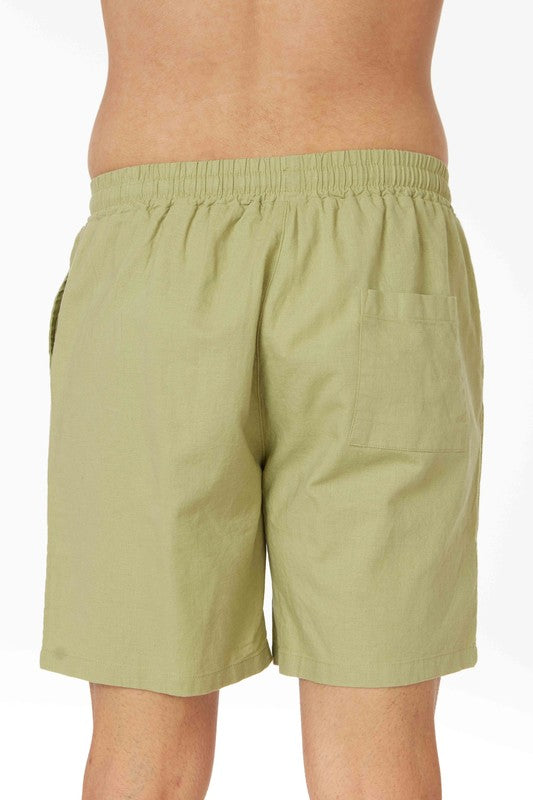 Men's Linen blend Short
