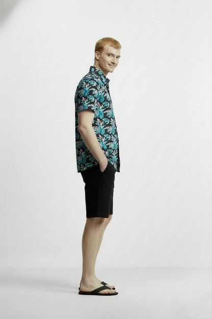 Men's Printed Woven Cotton Shirt