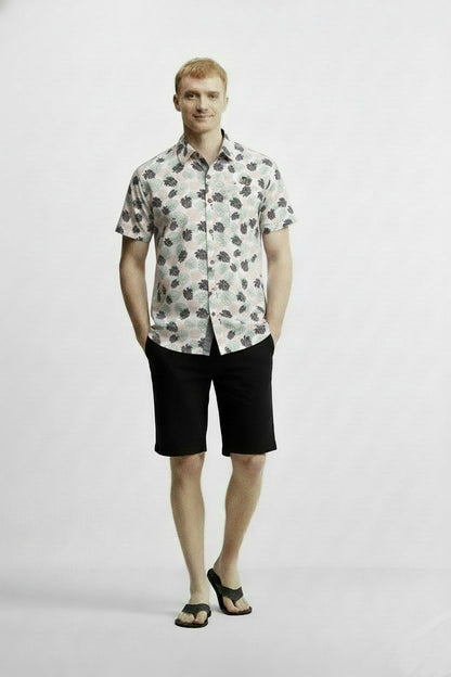 Men's Printed Woven Cotton Shirt