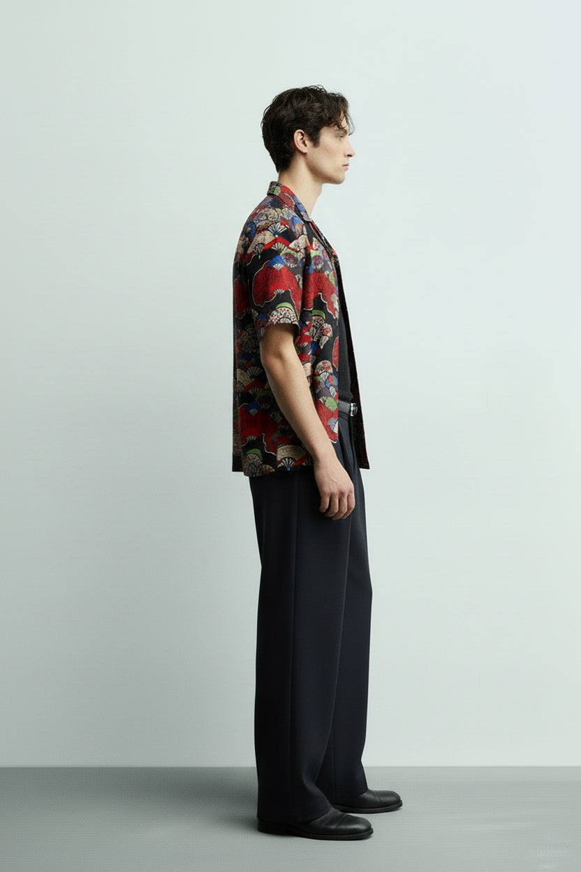 Men's Printed Woven Cotton Shirt