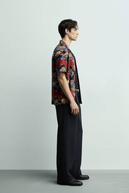 Men's Printed Woven Cotton Shirt