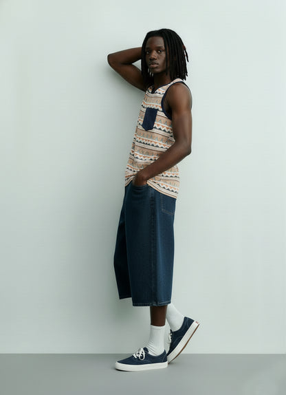 Aztec Print Tank Top