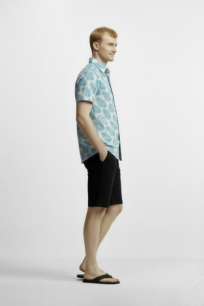 Men's Printed Woven Cotton Shirt