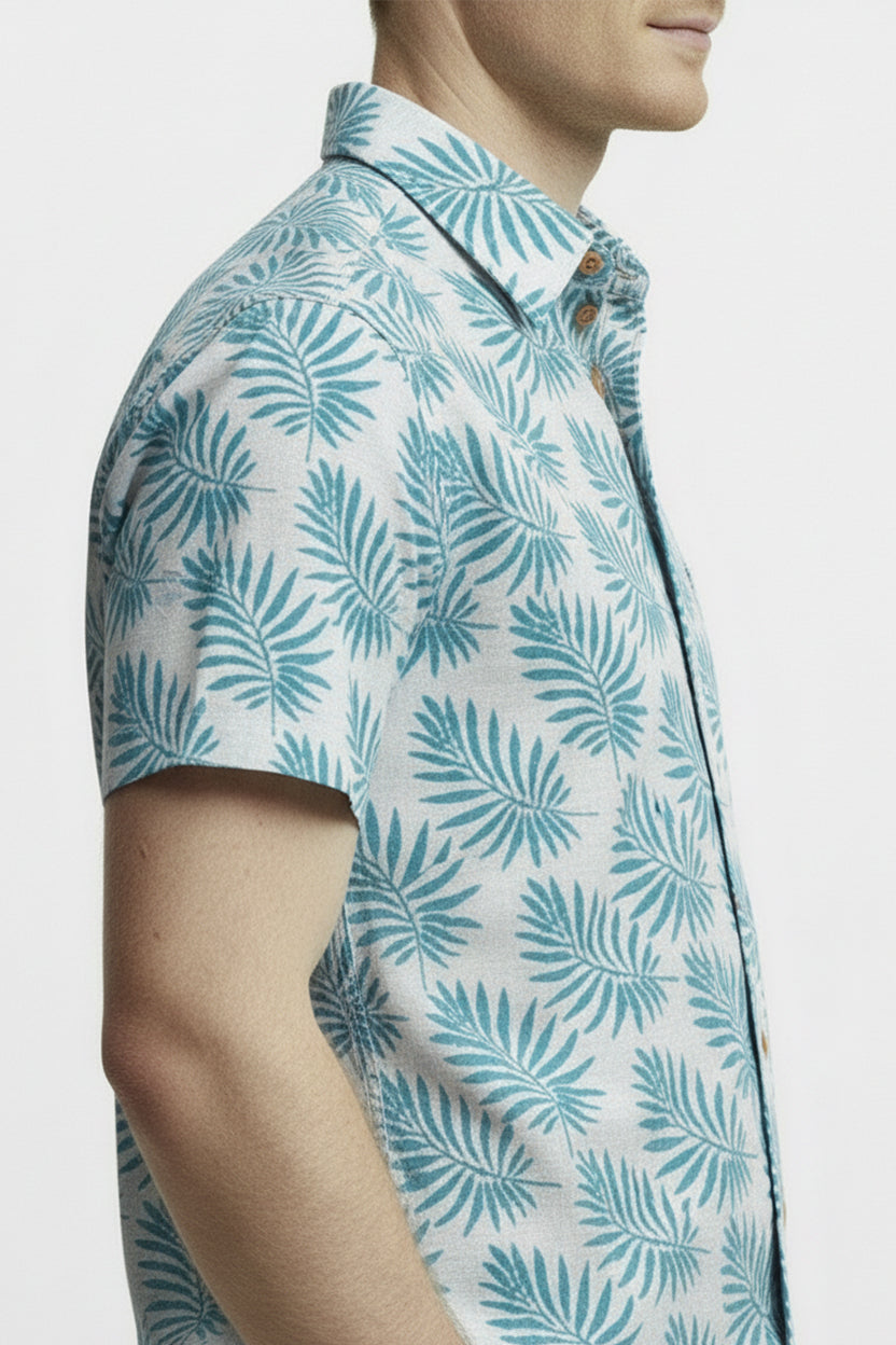 Men's Printed Woven Cotton Shirt