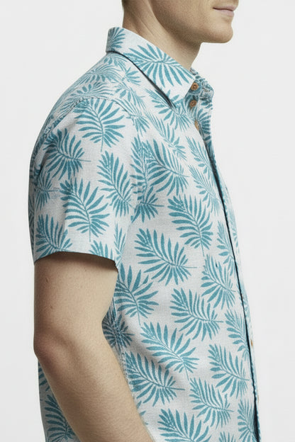 Men's Printed Woven Cotton Shirt