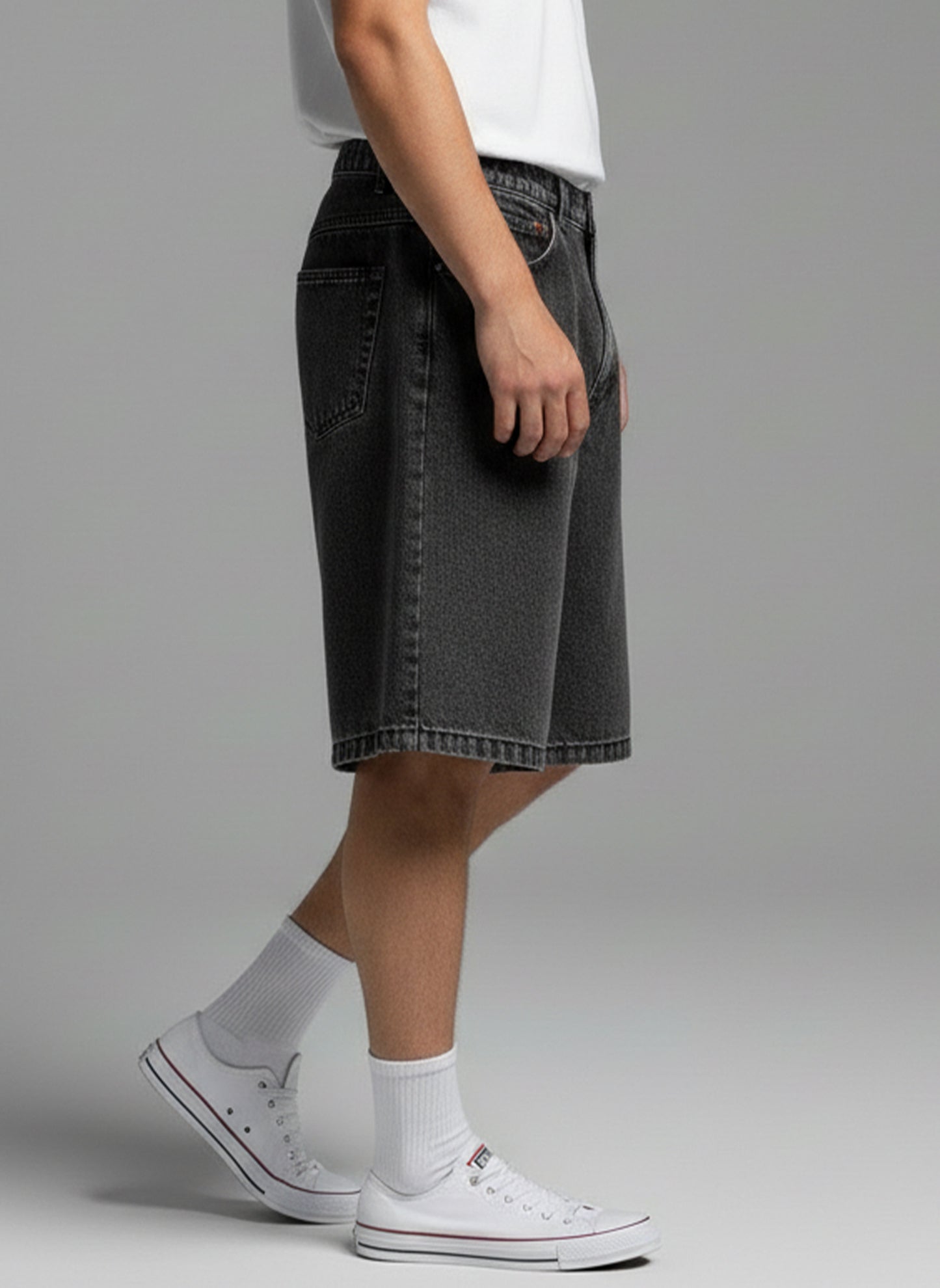 BAGGY FIT DENIM SHORTS