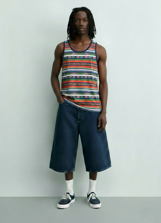 Aztec Print Tank Top