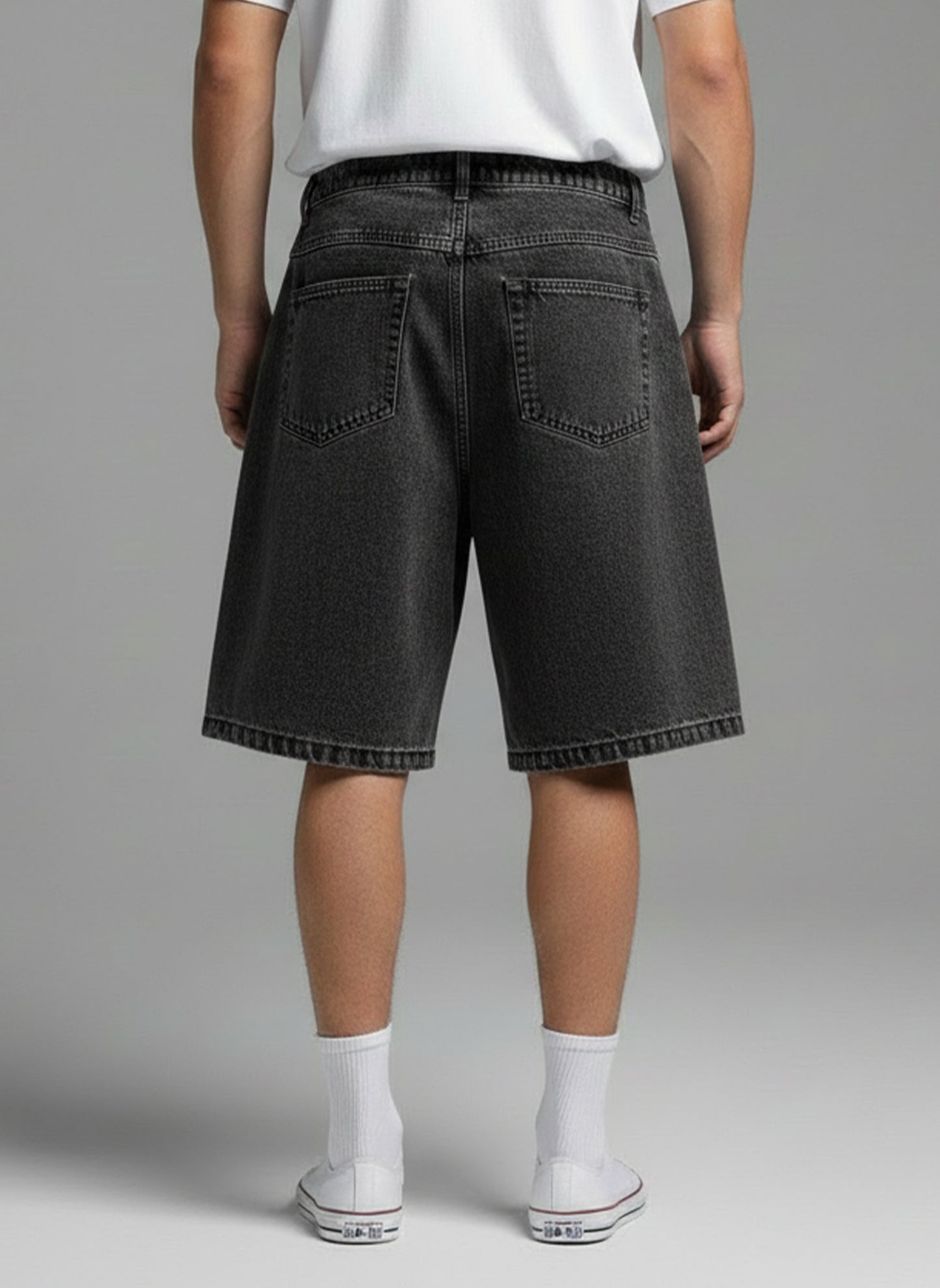 BAGGY FIT DENIM SHORTS