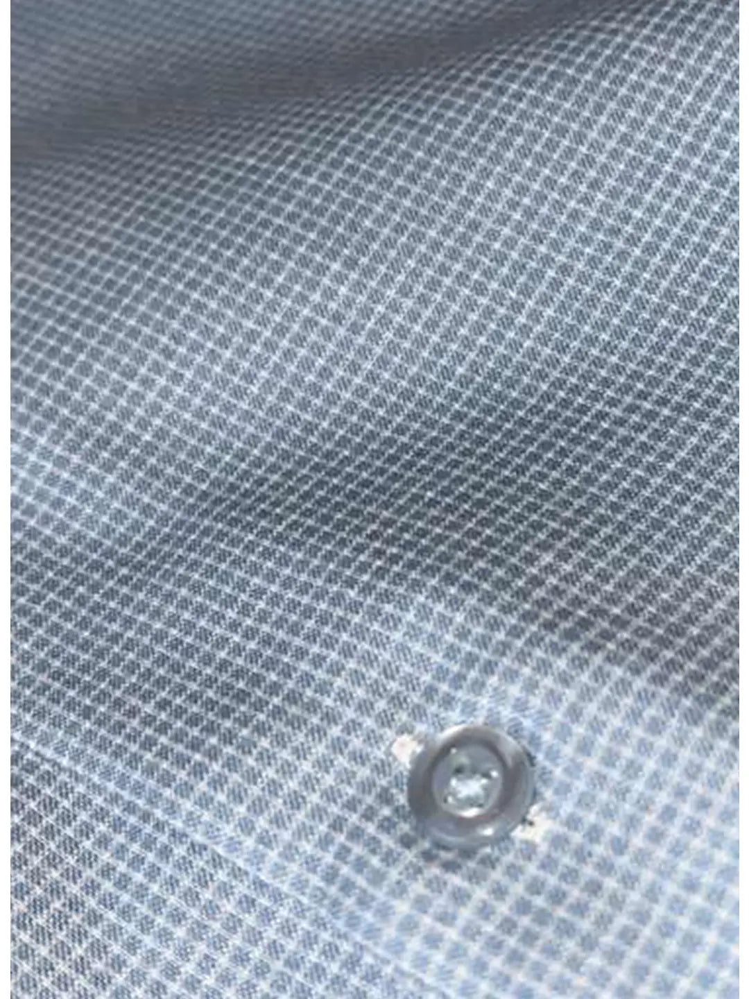 Checkered Boxy Fit Shirt (Blue)