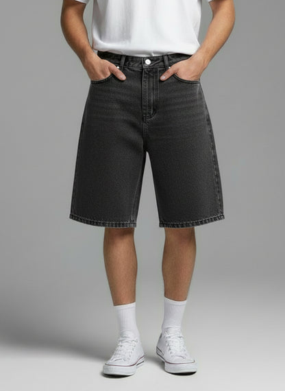 BAGGY FIT DENIM SHORTS