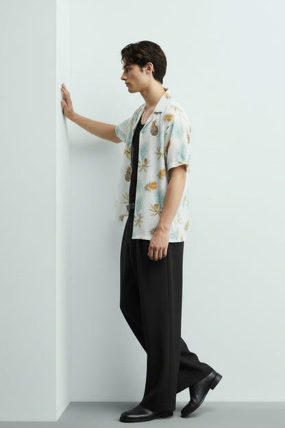 Men's Printed Woven Cotton Shirt