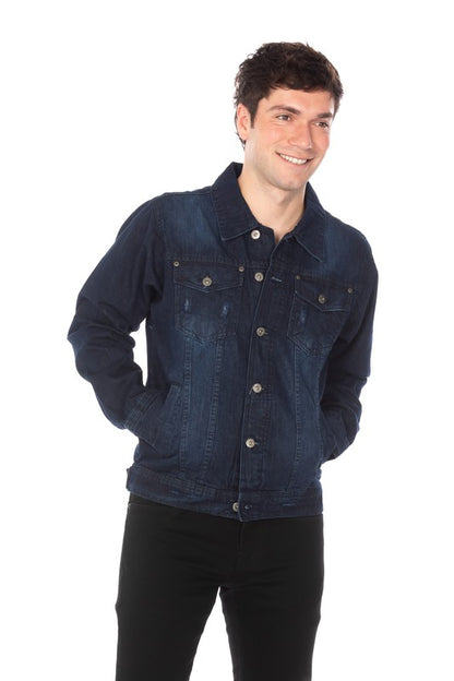 DENIM TRUCKET JACKET - #DSB
