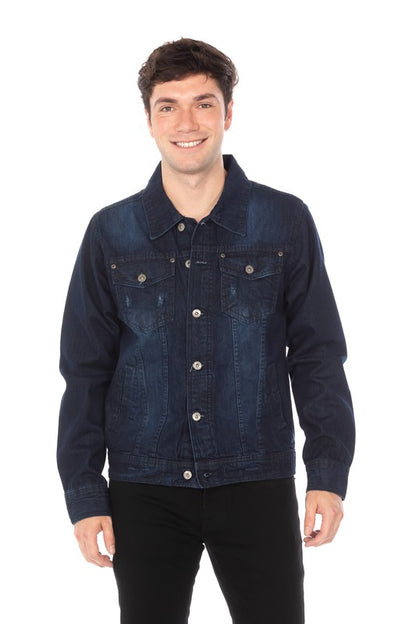 DENIM TRUCKET JACKET - #DSB