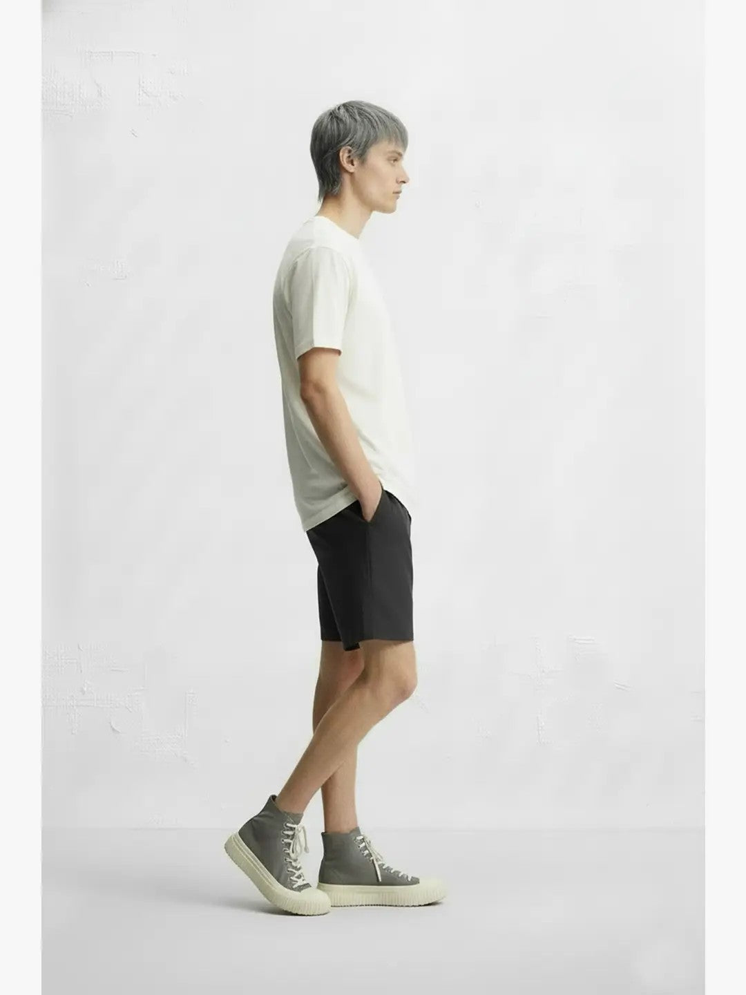 Men's Chino Twill Stretch Shorts #Black