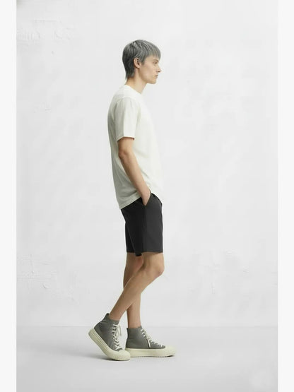 Men's Chino Twill Stretch Shorts #Black