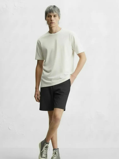 Men's Chino Twill Stretch Shorts #Black