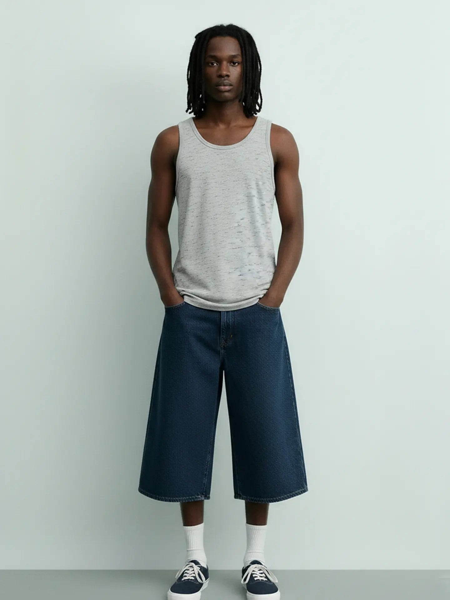 Hawks Bay - Premium Cotton Tank Top - #GREY