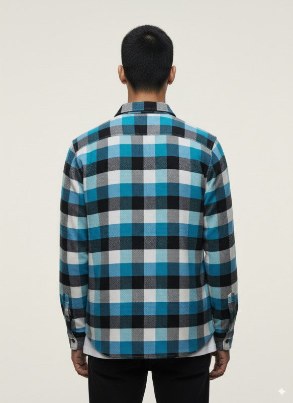 Flannel Long Sleeve Buffalo Plaid Shirt