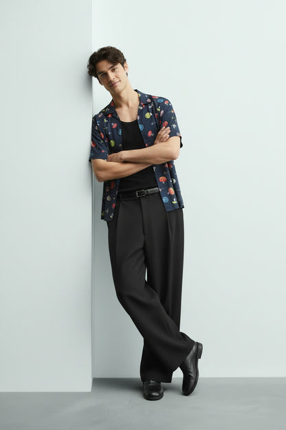 Men's Printed Woven Cotton Shirt