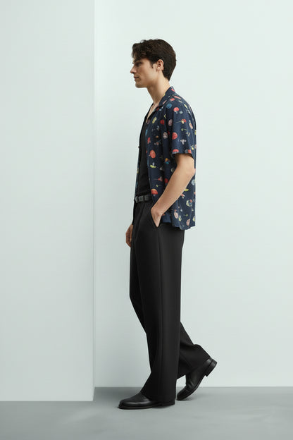 Men's Printed Woven Cotton Shirt