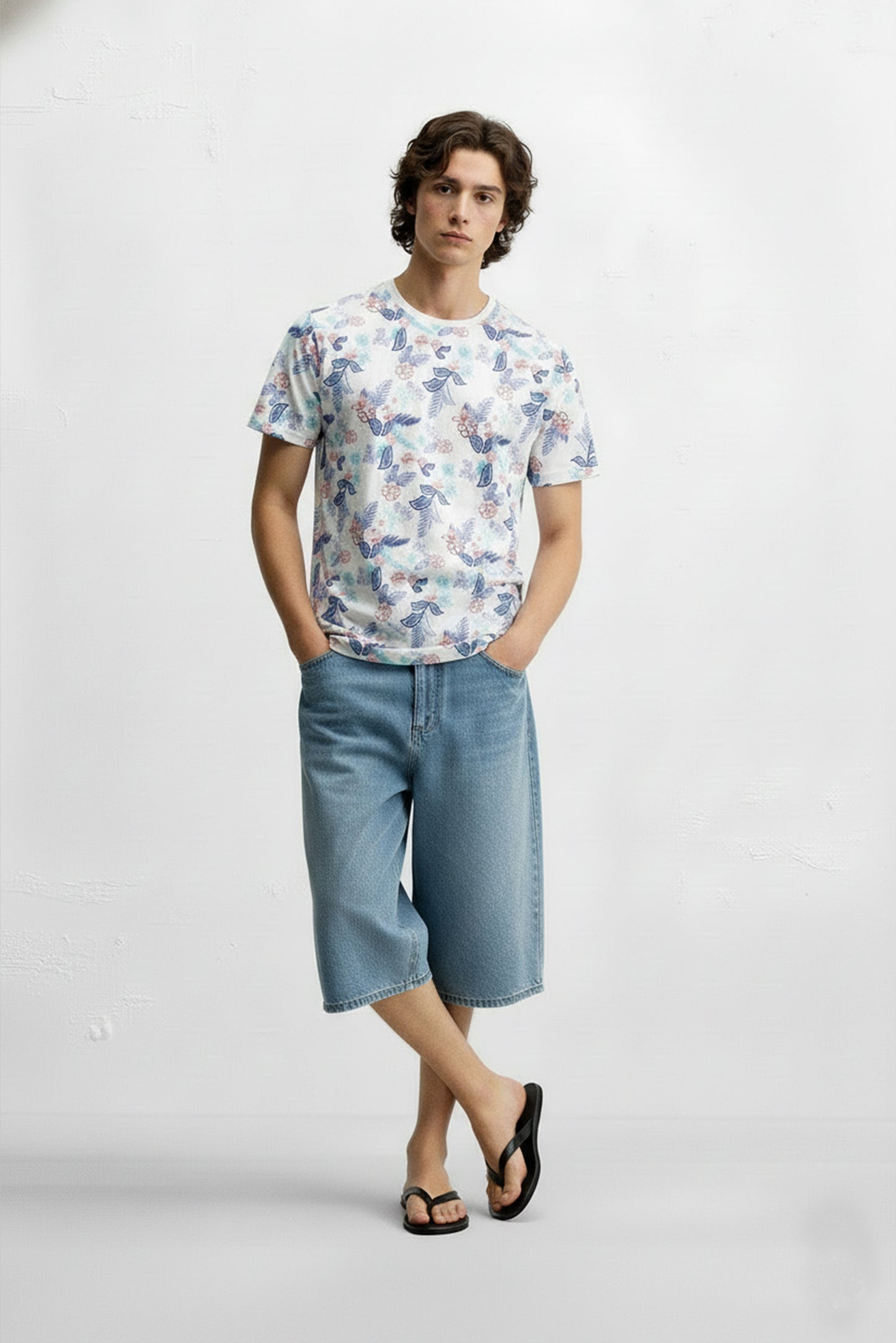 Hawksbay Men's Printed T-Shirt