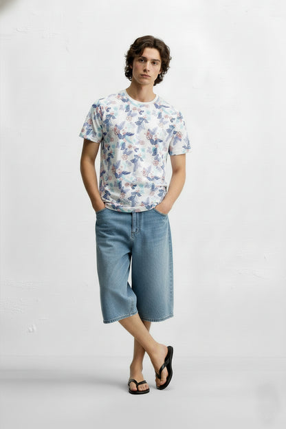 Hawksbay Men's Printed T-Shirt