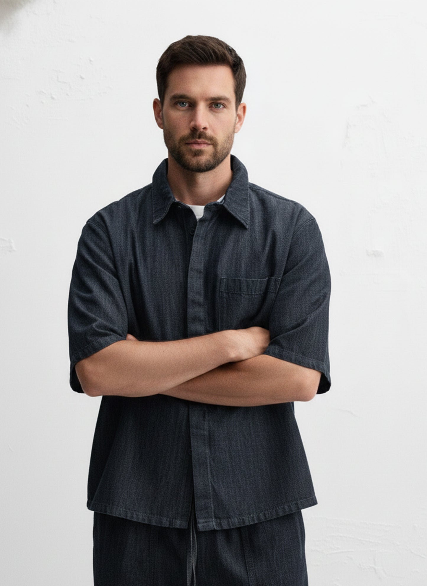 RELAXED FIT DENIM SHIRT