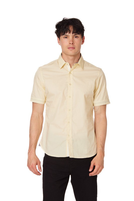 Men's Chambray Short Sleeve Shirt