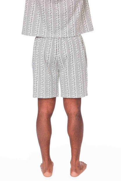 Men's Elastic Textured Shorts