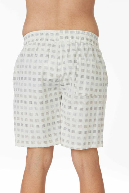 Men's Elastic Textured Shorts