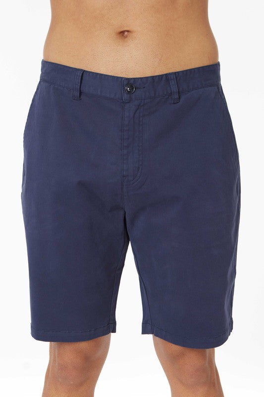 Men's Chino Twill Stretch Shorts #NAVY