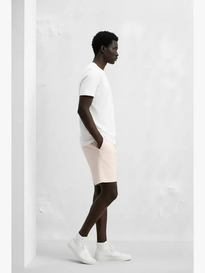 Men's Chino Twill Stretch Shorts #Pink