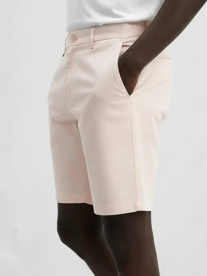 Men's Chino Twill Stretch Shorts #Pink