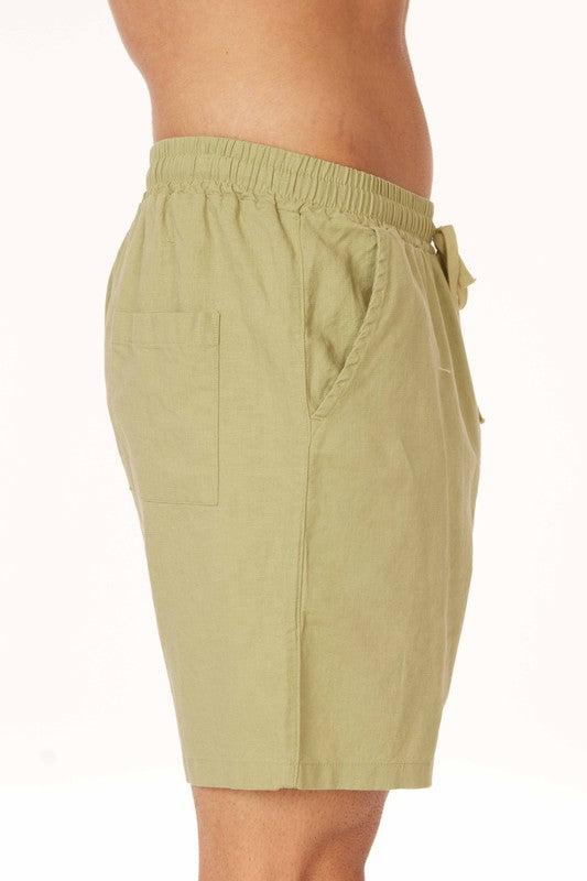 Men's Linen blend Short