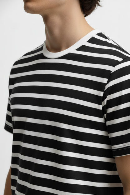 Black-White Stripe T-Shirt