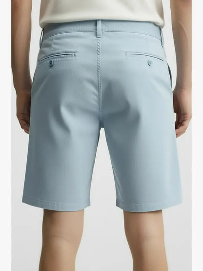 Men's Chino Twill Stretch Shorts #Blue