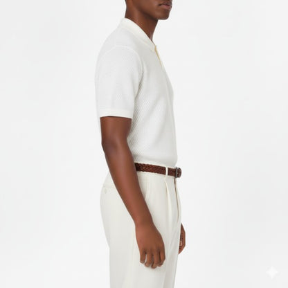 Knitted Polo HB-S2300102 BAIGE