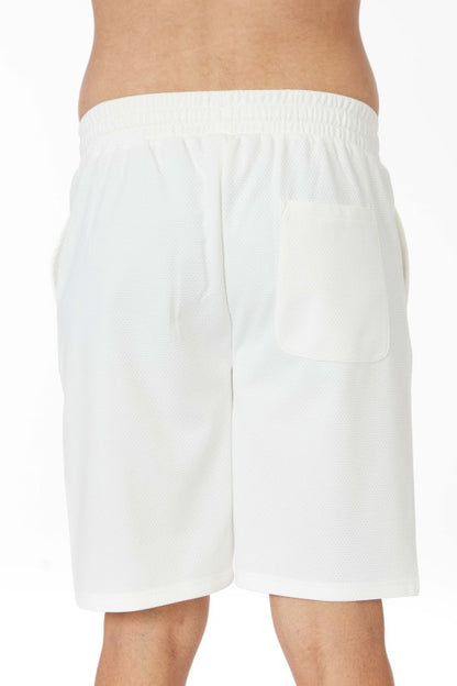 Men's Loose Fit Knitted Textured Short