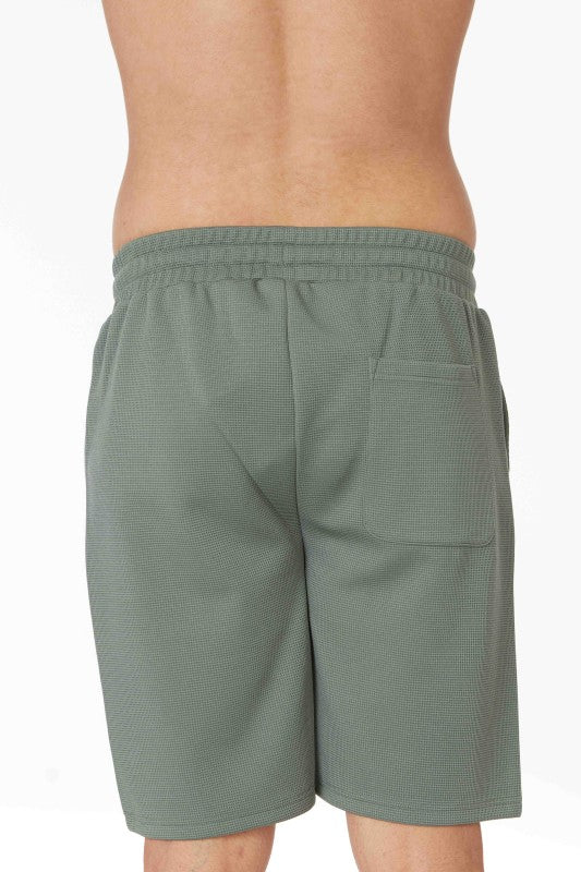 Men's Loose Fit Knitted Textured Short