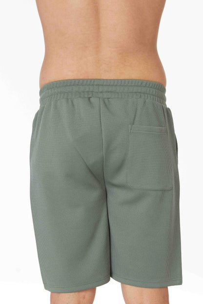 Men's Loose Fit Knitted Textured Short