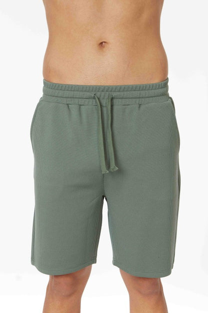 Men's Loose Fit Knitted Textured Short