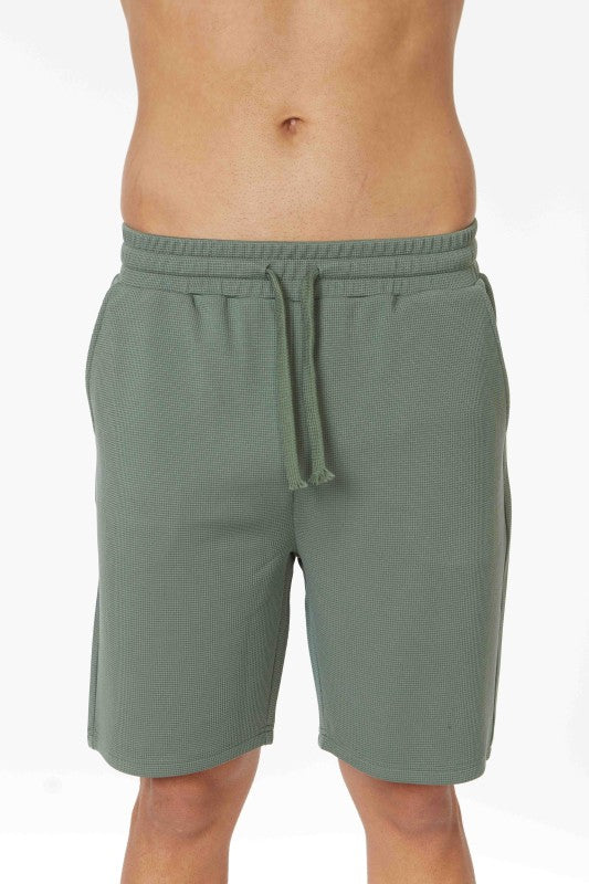 Men's Loose Fit Knitted Textured Short