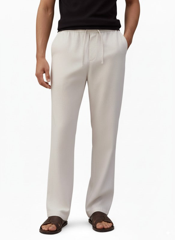 Linen Blend Pant # NATURAL