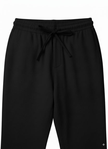 Linen Blend Pant #BLACK