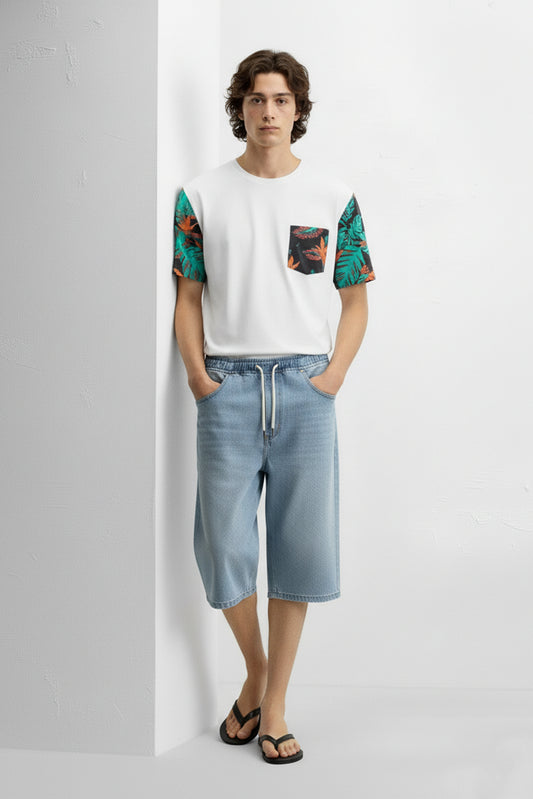 Hawksbay Men's Printed T-Shirt