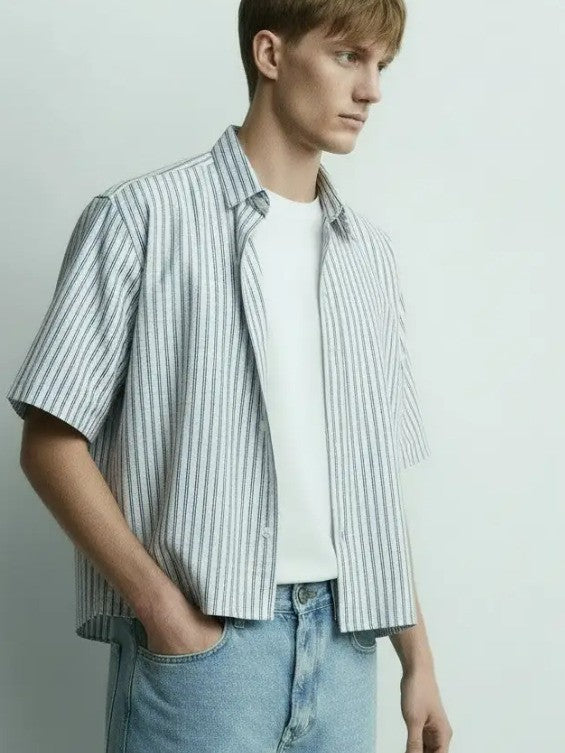PLAID BOXY FIT SHIRT