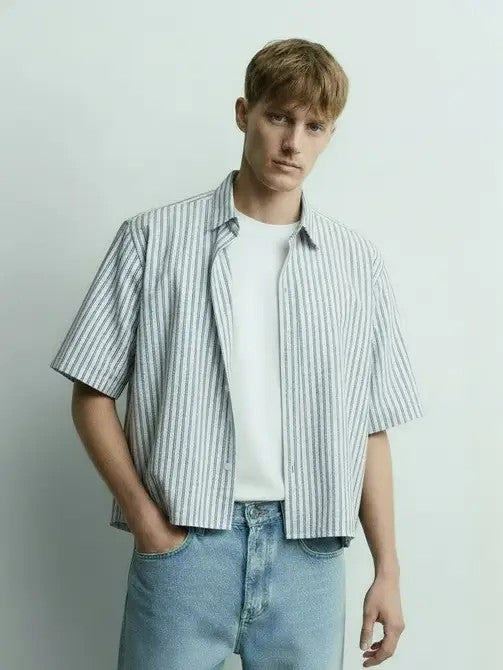 PLAID BOXY FIT SHIRT