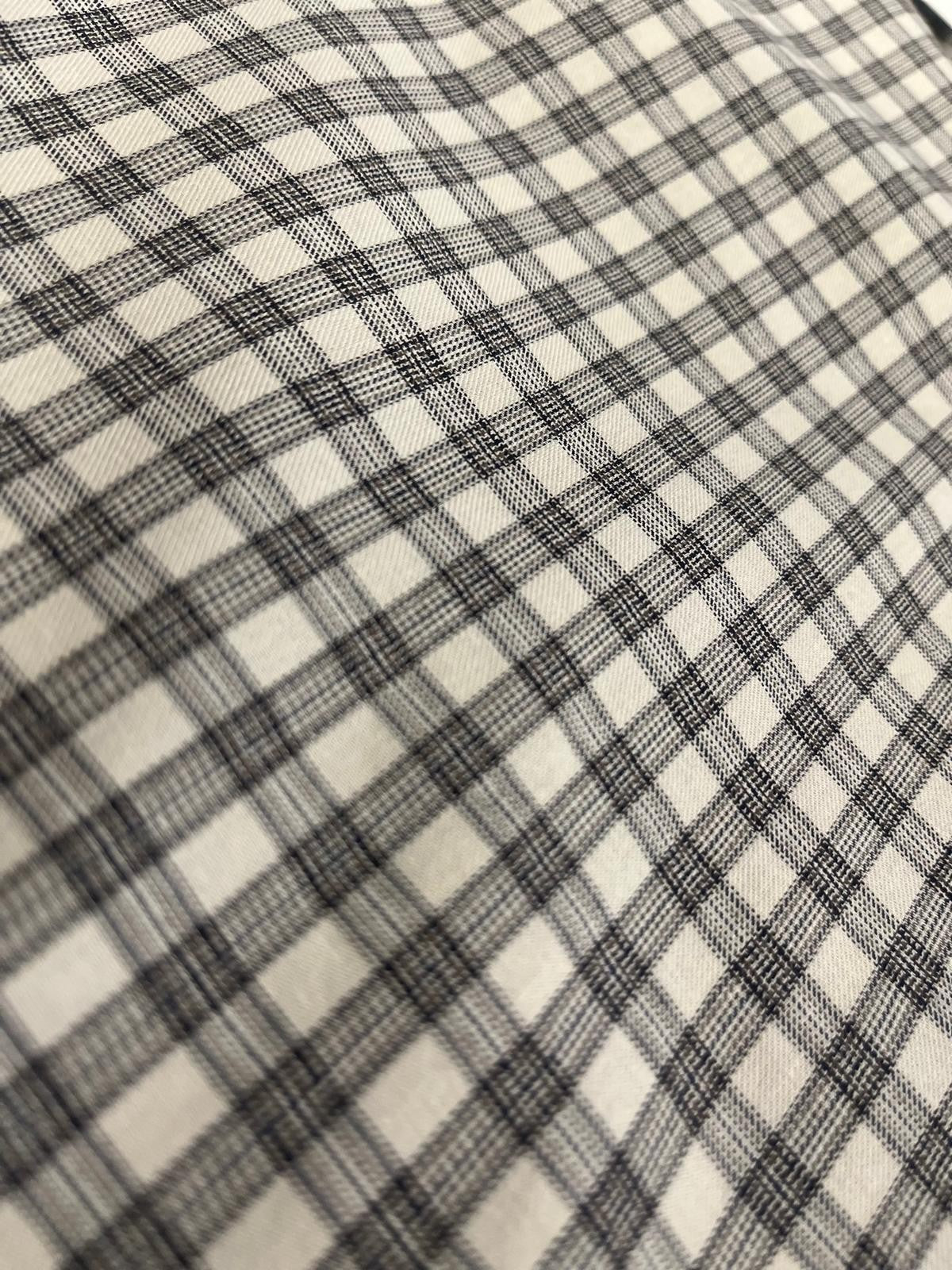 PLAID BOXY FIT SHIRT
