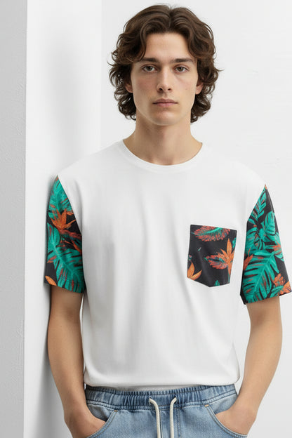 Hawksbay Men's Printed T-Shirt