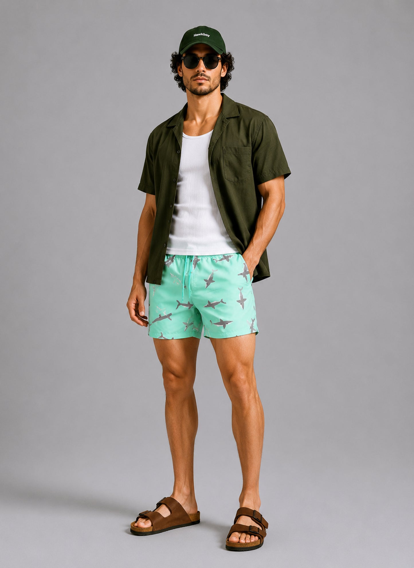 BOARD SHORTS SWIMMING TRUNK SHORTS